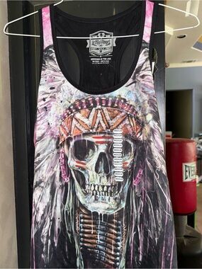 Women’s Skull Graphic Tank Top by Lethal Angel